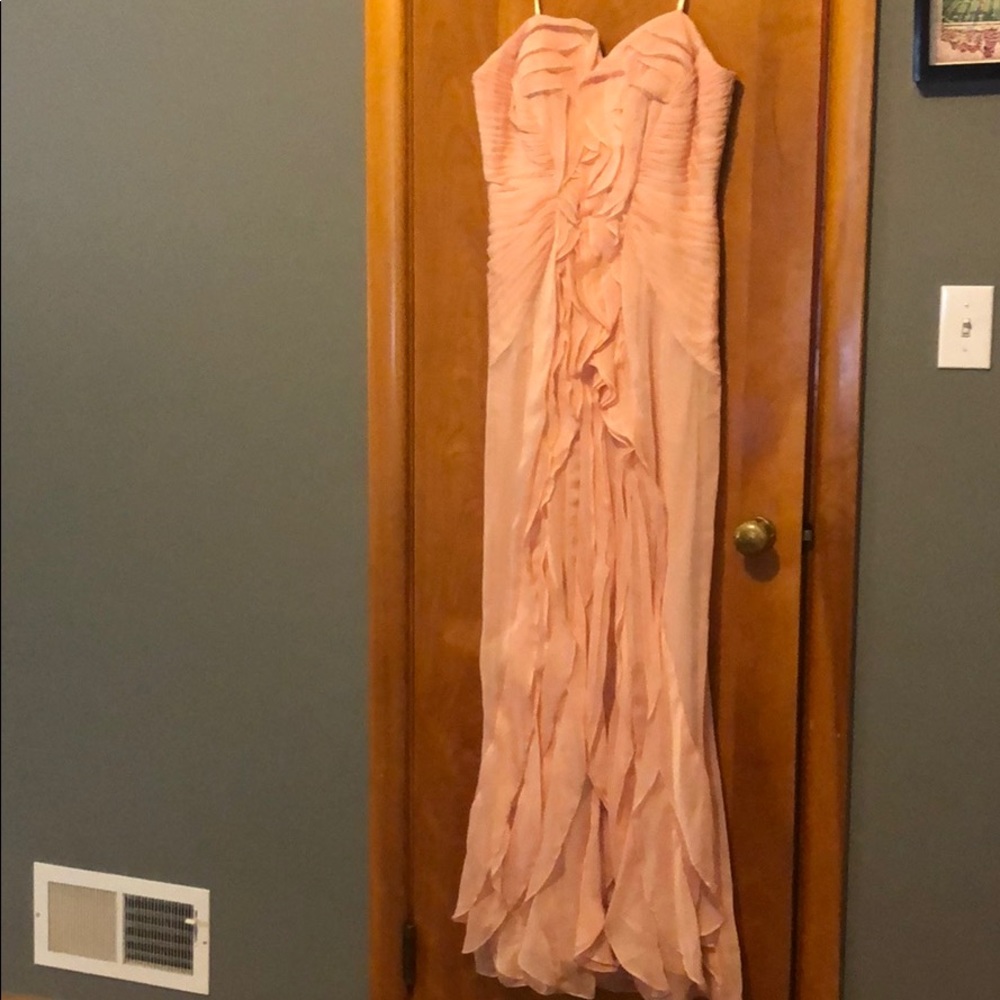 Adrianna Papell Peach/Pink Dress